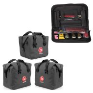 Tire repair set 19 pieces + inner bags for aluminum cases + top case compatible with BMW R 1200 GS/ Adventure 04-18