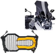 Touring screen compatible with BMW R 1250 GS / Adventure 19-24 dark tinted Puig + headlights