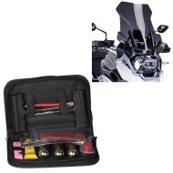 Tire repair set 19 pieces + touring screen compatible with BMW R 1250 GS / Adventure 19-24 dark tinted Puig