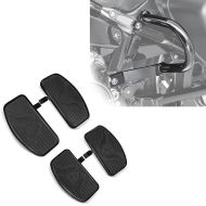 Set: Driver Floorboards and Passenger Set for Cruiser Craftride FB1 black CB54196 + Saddlebag guards compatible with Harley Davidson Sport Glide 18-24 side case crash bars Craftride TG7 black