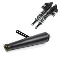 Exhaust cone Exhaust Caferacer + shock absorber 17.32 inch compatible with BMW R 45 / 65 RS2