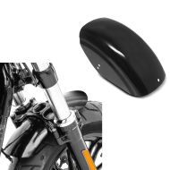 Set: Mudguard fits for Harley Davidson Sportster Forty-Eight 48 10-20 Fender rear tyre Craftride black + Metal Front Fender Short fits for Harley Davidson Sportster fits forty Eight 48 / Special 10-20 Craftride