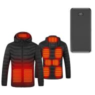 Power bank 32808.40 ftah + heated jacket size S WJ1 USB heating jacket thermal quilted jacket