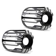 Set 2x Motorcycle oil filter cover Craftride HF1 Oil filter cap fits for Harley Davidons models