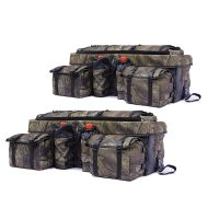 Set 2x ATV Cargo Bag Bagtecs QB2 Rear Tail Bag Top Box camouflage