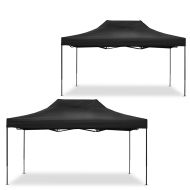 Set 2x Pavillion 3x14.76 ft foldable / Racing tent Tourtecs for the racetrack black