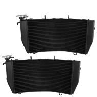 Set 2x Water cooler compatible with Honda Pan European ST 1300 02-16 Zaddox Radiator Engine Cooling black