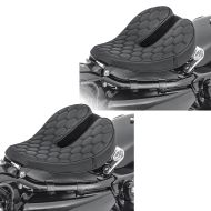 Set 2x Solo Seat with springs fits for Harley Davidson Sportster 10-20 spring saddle Craftride SK3 black