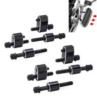 Set 2x Floorboard Relocation Brackets compatible with Harley Davidson Touring 09-24 Extension kit Craftride TV1