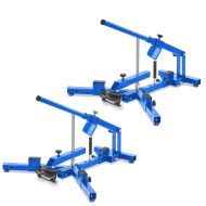 Set 2x Motorcycle Tyre changer / tire bead braker for 12-21" ConStands MD4 blue