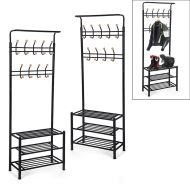 Set of 2 Motorcycle Wardrobe XGP SG13 Floor Standing Wardrobe with Helmet holder black