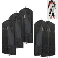 Set of 5 Motorcycle leather suit garment bag 65 x 66.93 inch Tourtecs LK14 protective cover breathable black