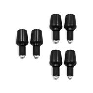 Set of 3 Handle bar end / motorcycle slider cap Tourtecs LE5 for universal handlebars black