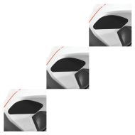 Set of 3 Tank Grip Pad Zaddox Motorcycle Traction Pad M black