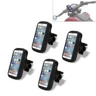 ,Set of 4 Motorcycle smartphone holder SH10 Smartphone pocket 6,,3" for handlebar,