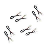Set of 4 Indicator adapter cable motorcycle compatible with KTM Lumitecs 2 pieces AK5