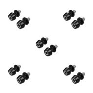 Set of 5 Motorcycle Bobbin Spools Motea Assen M10 x 1.5 black