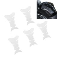 Set of 5 Tank Pad motorcycle / Tank protection Fishbone Sticker  Zaddox universal Clear