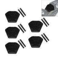 Set of 5 Motorbike Gel TPE Seat Cushion Tourtecs AC2 Comfort Seat Pad L black