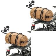 2x Motorcycle backpack Craftride VG8 Tail bag Vintage 35Ltr incl. straps brown