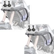 2x Set Fairing Crash bar + Auxiliary lights compatible with Yamaha Tenere 700 19-24 black Motoguard
