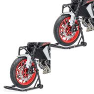 2x Head Lift Stand Constands Classic 1.06 inch Motorcycle Front Paddock Stand black
