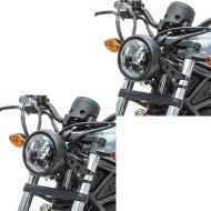 2x LED Headlight 5.75" Inch Set Motorcycle Universal Headlamp Projector black Craftride C10