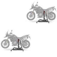 2x Central Stand compatible with Triumph Tiger 900 / GT / Rally 20-24 grey Paddock Stand ConStands Power-Classic