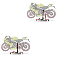2x Central Stand compatible with Aprilia RS 660 20-24 red Paddock Stand ConStands Power-Evo