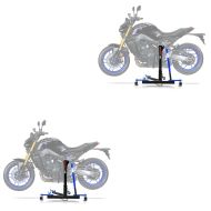 2x Central Stand compatible with Yamaha MT-09 21-23 blue Paddock Stand ConStands Power-Evo