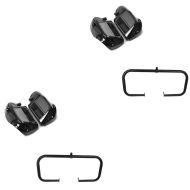 2x Set: Lower vented Leg Fairing fits for Harley Davidson Touring Modeelle 2014-2023 Craftride black + Engine Guard fits for Harley Davidson Touring 09-23 Craftride TR2 black