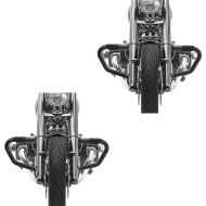 2x Engine Guard Mustache compatible with BMW R 18 / Classic 20-24 Crash Bar 1.50 inch Craftride MV5 black
