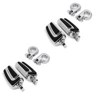 2x Crash bar Footpegs 1.26 inch compatible with chopper / custombikes / Special with clamp Craftride HC7
