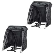 2x Set ZP2 Motorcycle garage XXL + motorcycle rocker Motoguard ST9000