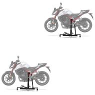 2x Central Stand compatible with Honda Hornet 750 23-24 black Paddock Stand ConStands Power-Evo