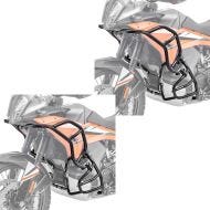 2x Engine Guard Set compatible with KTM 790 / 890 Adventure / R 23-24 SH26 upper and lower part crash bars black