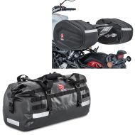 Tail bag Drybag XB50 volume 50l + saddlebags RF3 pair 30-40Ltr black