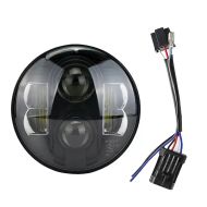 LED headlight 7 inch TH4 + adapter H4 to H13