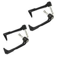 2x Motorcycle lever guard / Brake and Clutch lever protector X11 black