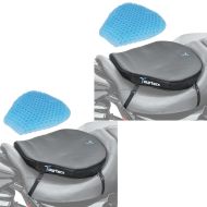 2x Motorcycle Gel TPE Seat Cushion Tourtecs L Seat Pad