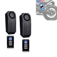 2x Anti-theft alarm with remote control vibrating alarm 113Db waterproof Tourtecs DA1