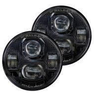 2x LED Headlight 5.75" Inch fits for Harley Davidson Craftride NL17 Headlamp black
