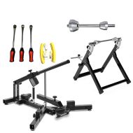 ,Tire changer set with balancing stand,, mounting tool,, adapter/balancing adapter ConStands black suitable for KTM 1290 Super Duke R 14-23,