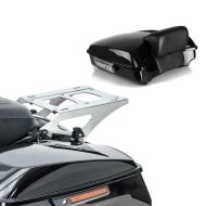 Set: Top Case Razor für Harley Davidson Touring Modelle 2014-2020 + Gepäckträger TP für Harley Touring Modelle 14-20_1