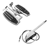 Set: Trittbretter Honda Goldwing GL 1800 / F6B / F6C 01-16 + Antenne für Honda Goldwing 1800 01-16_1