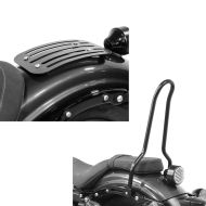 Set: Sissybar für Yamaha XV 950 / R14-20 Tampa schwarz + Gepäckträger für Yamaha XV 950 / R 14-20 Solo Rack L1 Gepäckbrücke_1