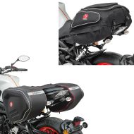 Set: Side Bags RF1 40-60 Litres Volume Softshell + Tail Bag X50 Rear seat bag 50Ltr in 