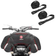 Set: Hecktasche WP35 für Beifahrersitz 35 Liter orange + Spanngurt Set Zurrgurte 150cm 2 Stück in schwarz_1