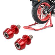 Set: Rear Paddock Stand ST Racing red + Bobbin Spools Motea Assen M6 red