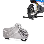 Front Wheel Chock Easy Plus Paddock Stand up to 21" wheels + cover Aluminium Tourtecs Alu L Tarpaulin Waterproof Shelter Garage